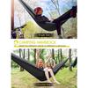 Гамак для кемпинга на открытом воздухе с 2 фиксирующими ремнями, гамак-качели для взрослых и детей, максимальная нагрузка 200 кг (275 х 140 см)