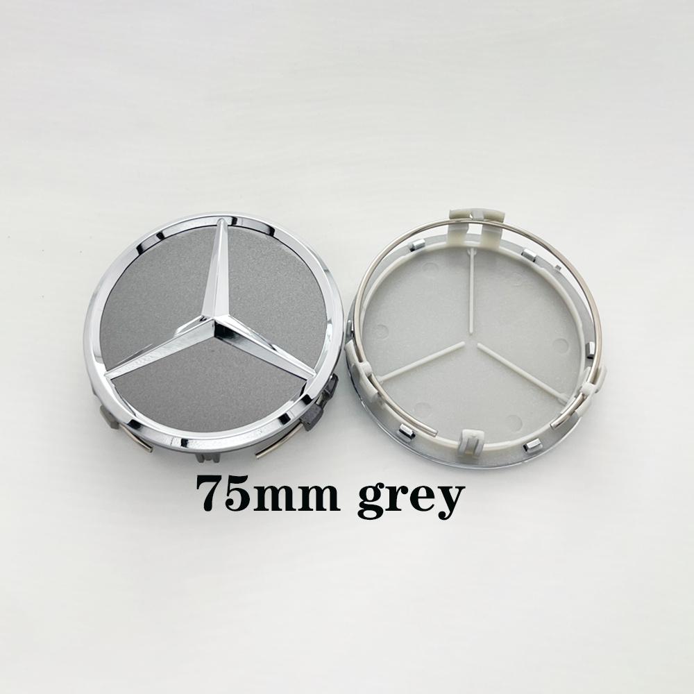 Car Sticker 1Pc 75mm Car Wheel Center Caps For Mercedes Benz W203 W204 W205 W212 W213 W222 W223 X253 W176 W177  C118 W166 W167 A