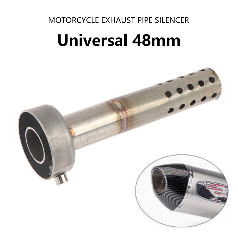 Заглушка глушителя Yoshimura R77 48 мм Высокопроизводительный катализатор Выхлоп для грязевого мотоцикла Дорожного мотоцикла