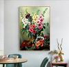 RUOPOTY DIY Frame Oil Painting By Numbers Daisy Flower Acrylic Home Decor On Canvas Wall Art Picture Rose For Living Room
