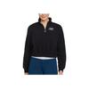 Nike Спортивная одежда Air 1/4 молния флисовый топ женский топы черный DM6074-010