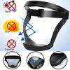 Splashproof Transparent Face Shield - Durable Plastic Protective Mask for Outdoor