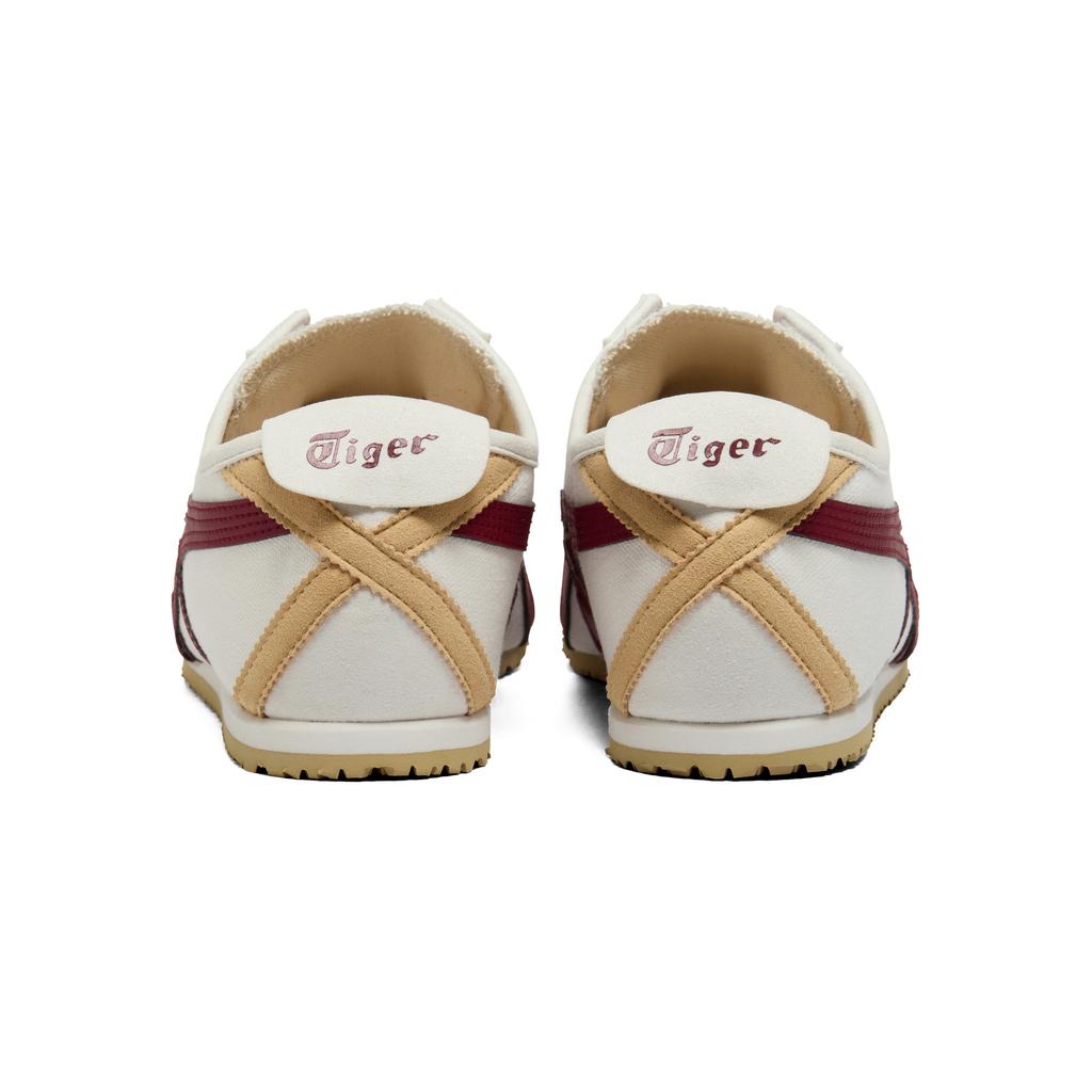 ONITSUKA TIGER MEXICO 66 SLIP ON Тканевые Повседневные Кроссовки Унисекс Экрю/Темно-Красный 1183A360-131