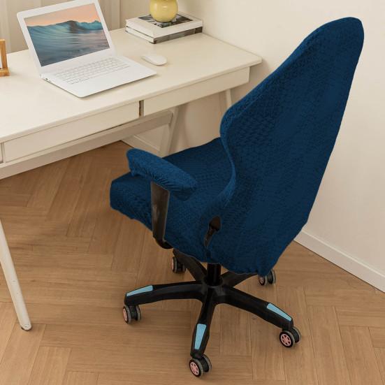 Чехол на эластичное компьютерное кресло, чехол на игровое кресло с защитой подлокотников, чехол на стул с цветочным узором для домашнего офисного компьютерного кресла