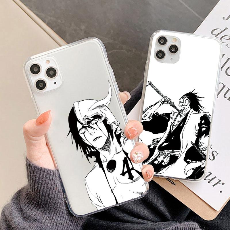 Чехол для телефона с изображением аниме «Блич» для iPhone SE 2020 SE3 2022 13 12 Mini 11 Pro 7 8 5 6 6S Plus X XR XS Max, силиконовый прозрачный чехол из ТПУ