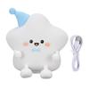 Cute Star Night Light for Bedroom Silicone Nursery Night Light 1200mAh Battery Rechargeable Bedside