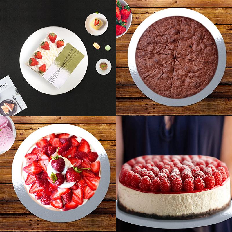 10 шт. круглых картонных подставок для торта диаметром 30 см, набор подставок для торта, одноразовая бумага, поднос для кексов, инструменты для торта