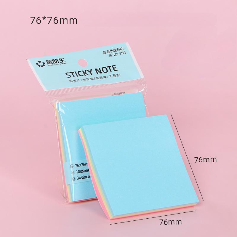 100-Color Sticky Notes - 4-Color Memo Pads, Tearable for Office, Home & School, Perfect for Holidays & Gifting