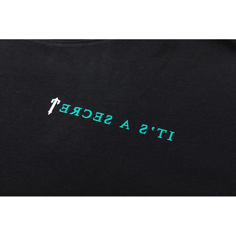 699 Trapstar London 2025 Лето Новая Высококачественный Хлопок Круглый Вырез Свободный Большой Размер Мужская и Женская Футболка Парная Футболка