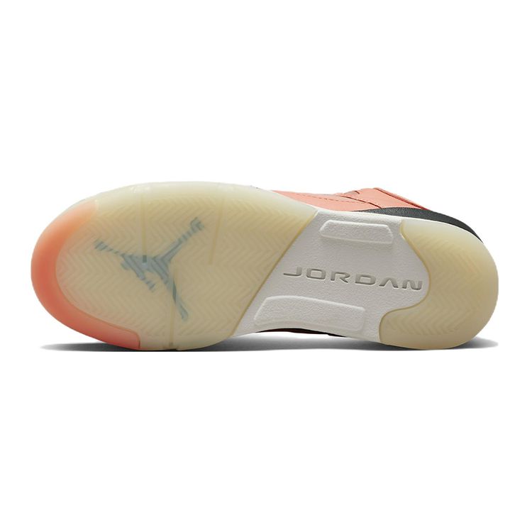 DJ Khaled x Air Jordan 5 Retro GS We The Best — Детские кроссовки Crimson Bliss Orange Leche-Blue Sail DV4983-641