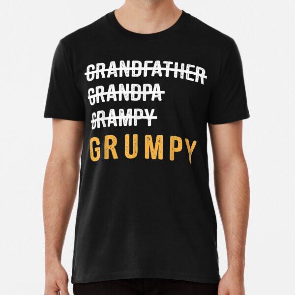 Grandfather Grandpa Grampy Grumpy Funny FathT-Shirt S-5XL Best T-Shirt