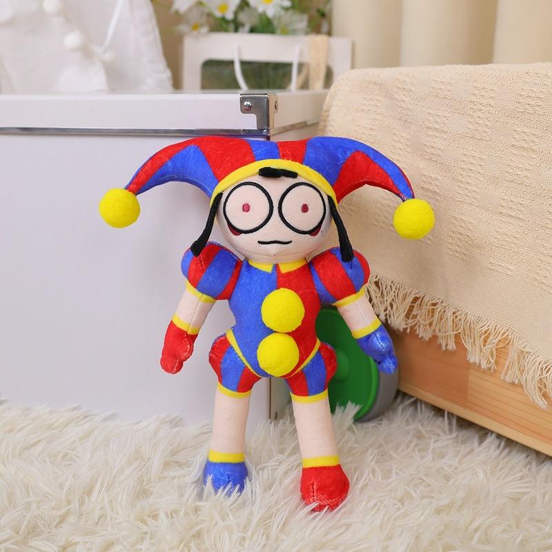 The AMAZING DIGITAL CIRCUS Circus Animation Surrounding Clown Plush Toys