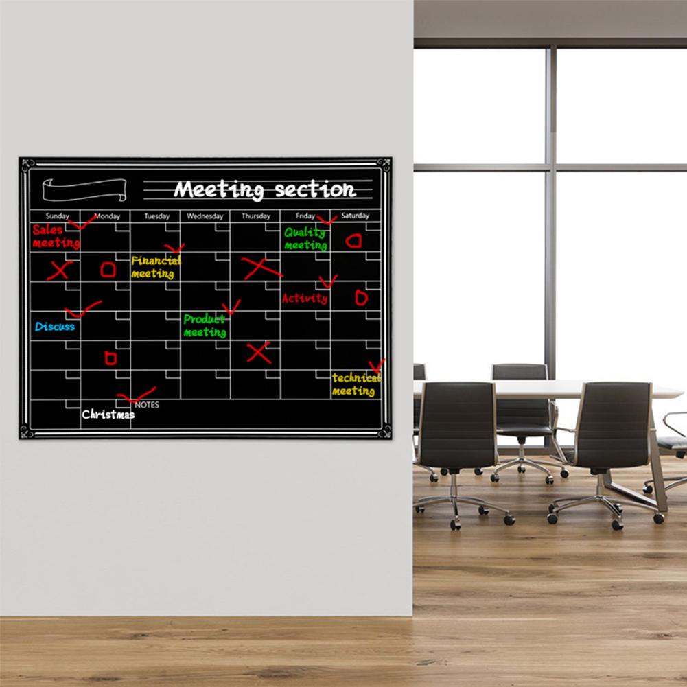 40*30cm Black/White Waterproof Drawing Magnetic Board Cooler Refrigerator Magnet Notepad