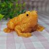 Yousheng Игрушка-антистресс Лягушка, сжимаемая, Против тревожности, Золотисто-зеленая лягушка, Фиджет-игрушка, Мягкий ТПЭ, Мяч-стресс, Имитация животного, Сенсорная игрушка