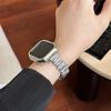 Металлический ремешок с бриллиантами для Apple Watch Series11 42 мм Ремешок 46 мм 45 мм 41 мм Женский ремень Браслет iWatch S10 9 8 7 6 SE3 40 мм 44 мм Ultra49 мм Ремешок для часов