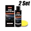 Car Plastic Restorer Back To Black More Gloss Cleaning Maintenance Car Universal Leather and Plastic Repair Polishing Wax Set