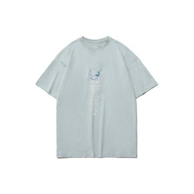 Футболка Li Ning Sport Fashion Series с круглым вырезом и коротким рукавом, цвет Mist-Blue AHSR161-5