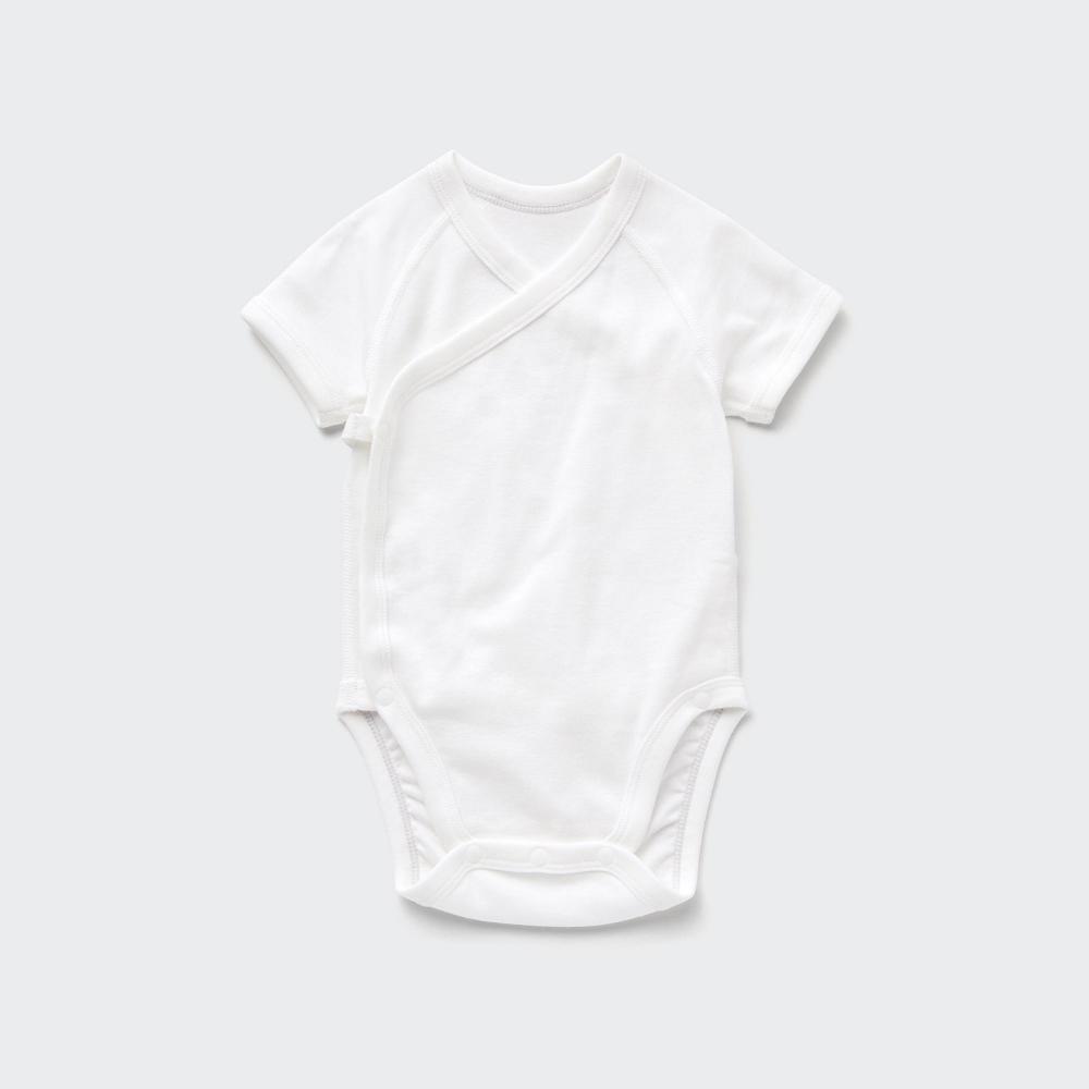 Uniqlo Japan Bodysuit  Short Sleeve  Front Opening 