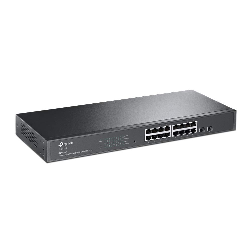 JetStream Gigabit Smart Switch 2 SFP TP-Link 16-портовый (с прорезями) TL-SG2218()