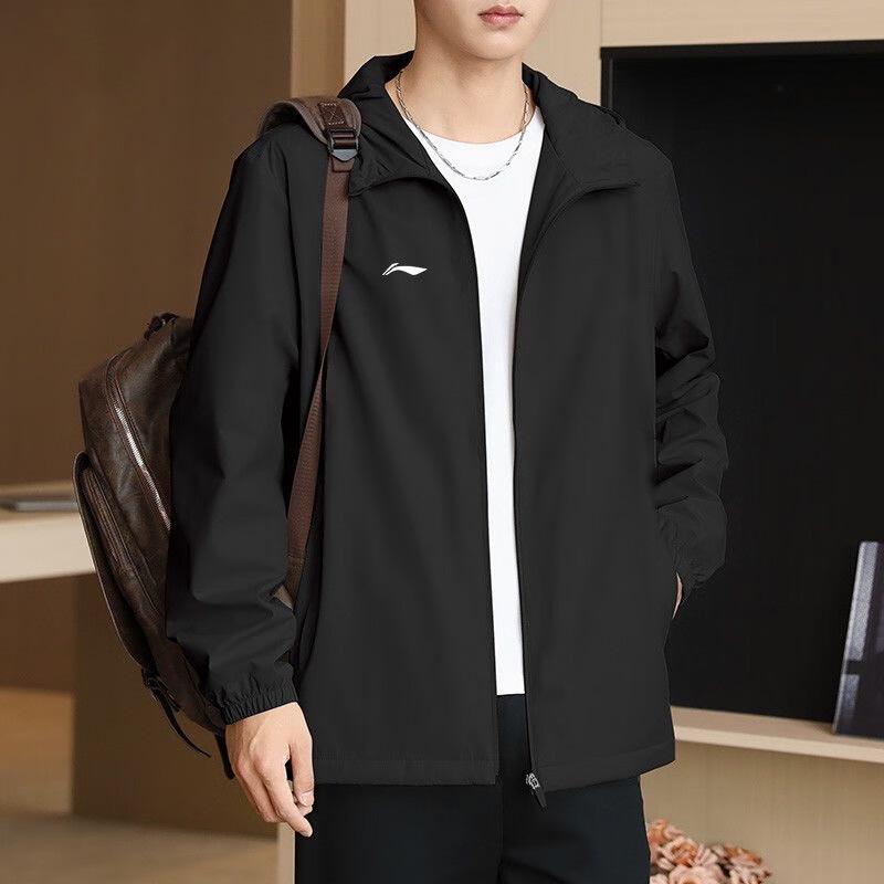 Li-Ning Unisex Hooded Water-Repellent Windbreaker Jacket