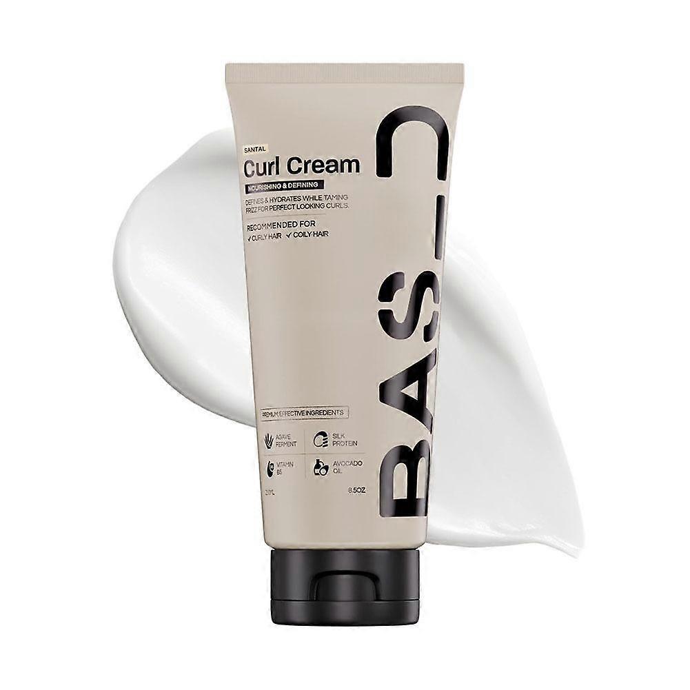 200ml Curling Cream for Instant Shape and Frizz Control with Moisturizing Formula for Soft Shiny Curls less