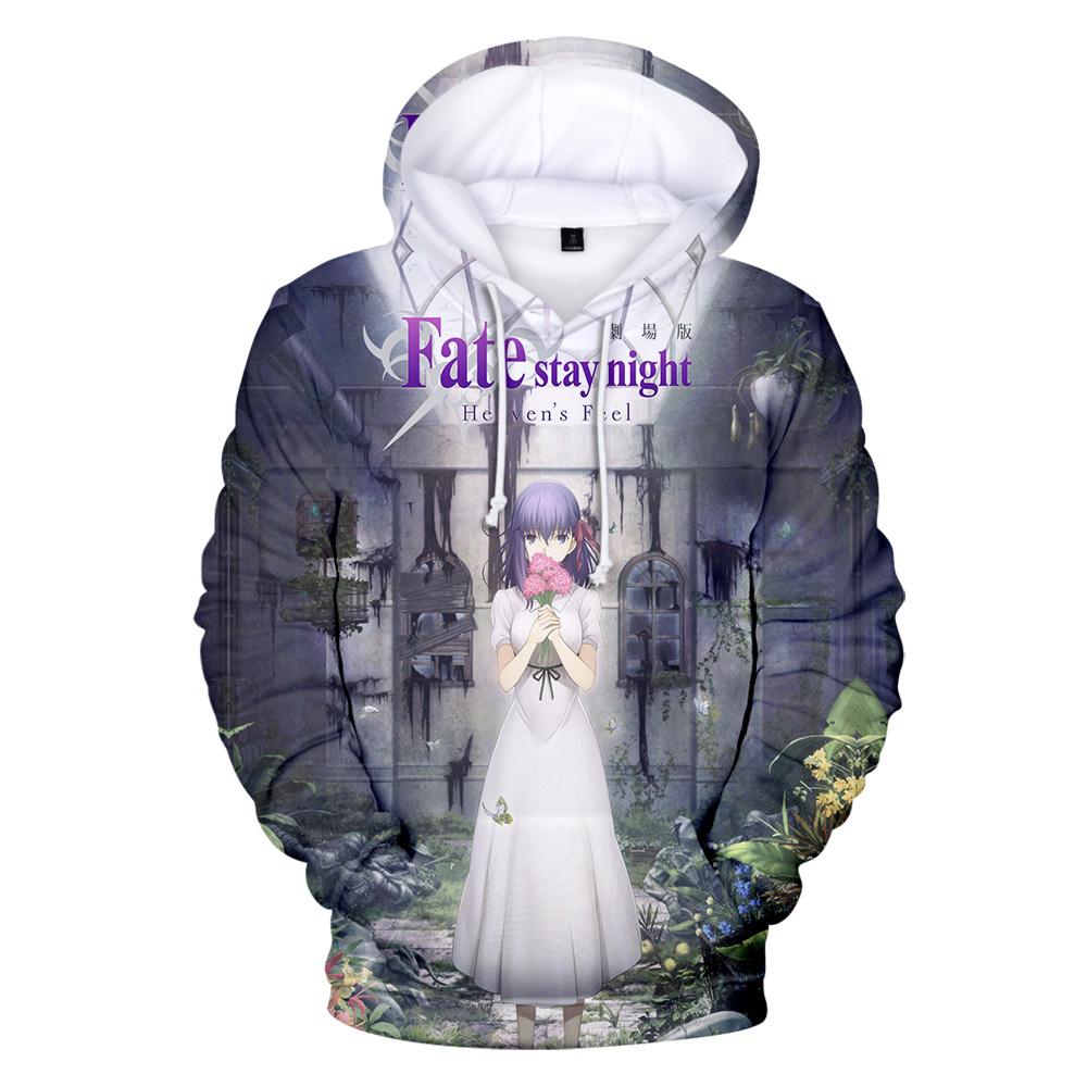 Fate Stay Night 3D Print Hoodies Men Women Casual Fashion Sweatshirt Hoodie Anime Harajuku Streetwear Pullover Hip Hop Tops Coat