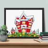 Diamond Painting House 5D DIY Diamond Embroidery Christmas Mosaic Landscape Picture Of Rhinestone Decor For Home