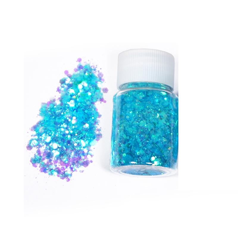 Синий Мелкий Глиттер для Resin Art Craft Supply Блестки Блестящие Пайетки Фестивальный Макияж Блестки Косметические Блестки для Глянцевой Формы Mak