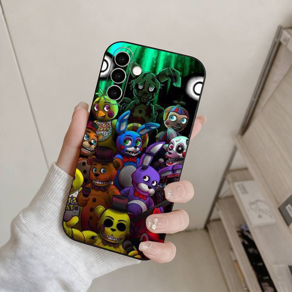 Чехол для телефона Five N-Nights At F-Freddys Fnaf для Samsung Galaxy A73, A72, A71, A70, A53, A52, A51, Другие Мягкий Черный Чехол