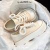 Холщовая обувь весна-осень для женщин на открытом воздухе женские туфли на плоской подошве повседневная обувь на платформе спортивная дышащая 2024 пошив новая женская обувь