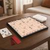 Foldable Xiangqi Strategy Board Game Set Portable Chinese Chess Set  Office
