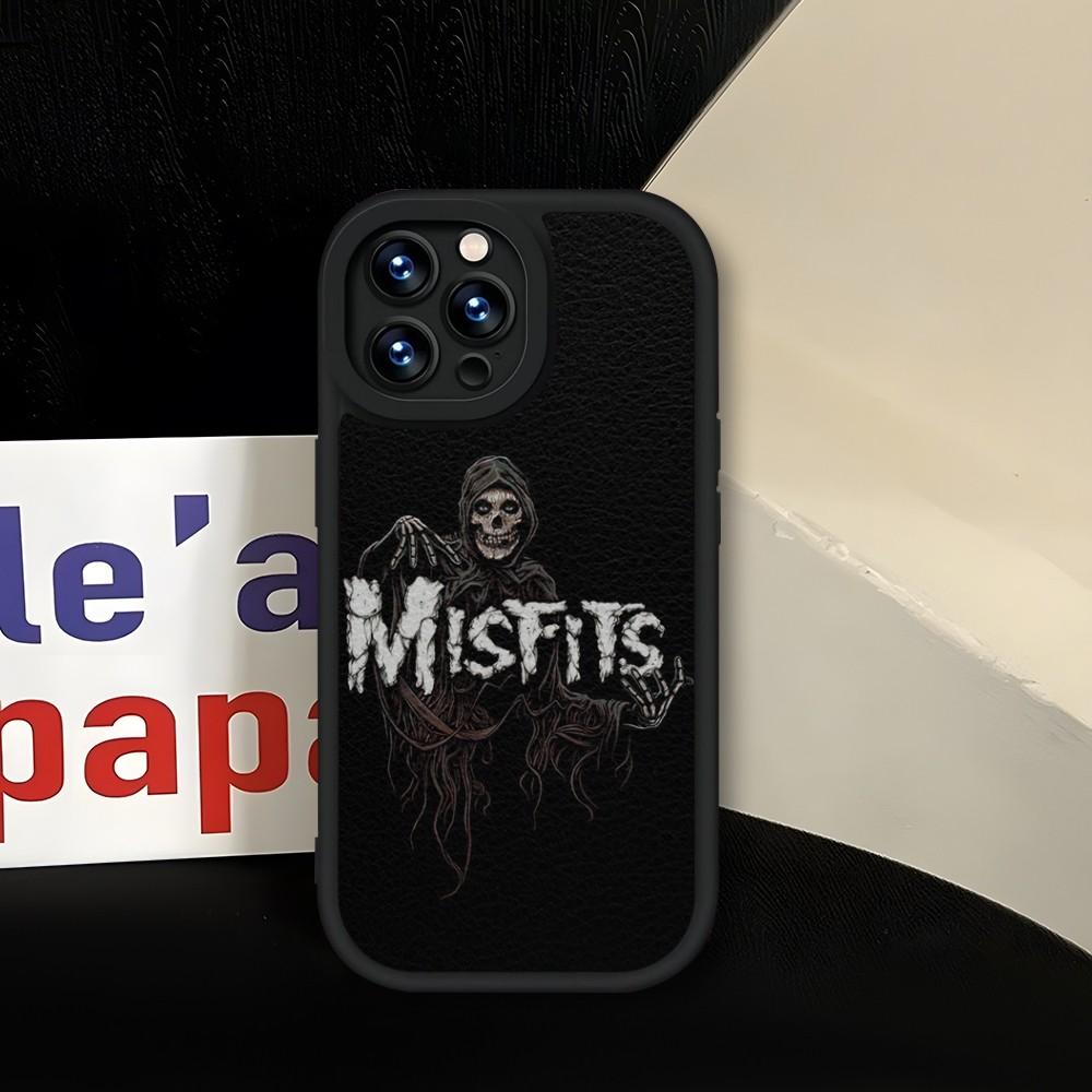 Чехол для телефона The Misfits Гленн Данциг Мягкий Черный Для IPhone 13 14 15 12 11 Pro Max Mini Xs X Xr 7 8 Plus SE2020 Кожаный Coque
