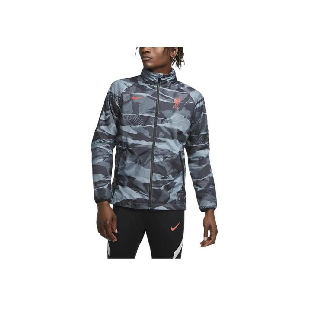 Nike Мужская куртка Liverpool FC AWF Lite Серая камуфляжная CZ2776-060
