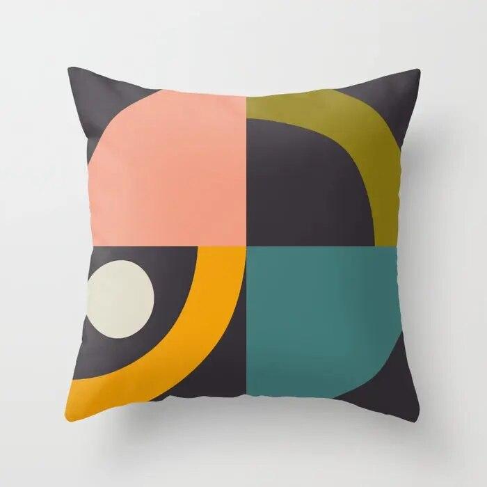 Спальня Гостиная Декор абстрактный узор диван подушки наволочки дома