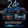 Видеорегистратор 4K камера для автомобиля видеорегистратор GPS Wi-Fi 24-часовой монитор парковки видеорегистратор ночного видения спереди и сзади 3 видеорегистратора камера видеорегистратор
