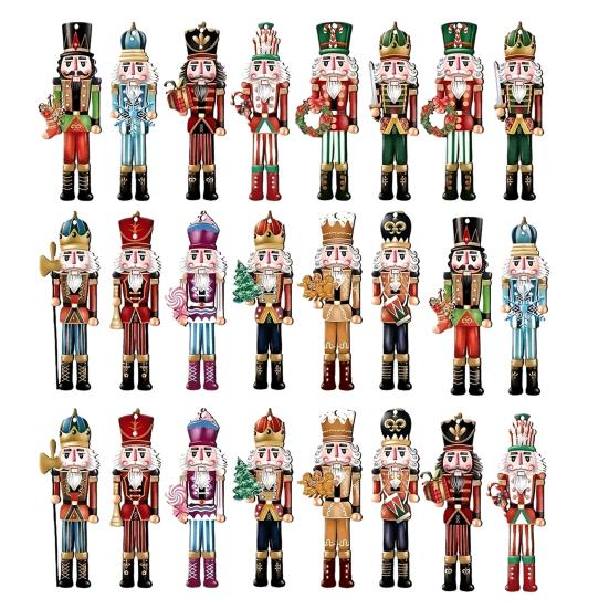 Подвеска в виде солдата-щелкунчика, деревянная подвеска в виде щелкунчика, праздничное украшение для рождественской елки, новогодние подарки, декор для вечеринки