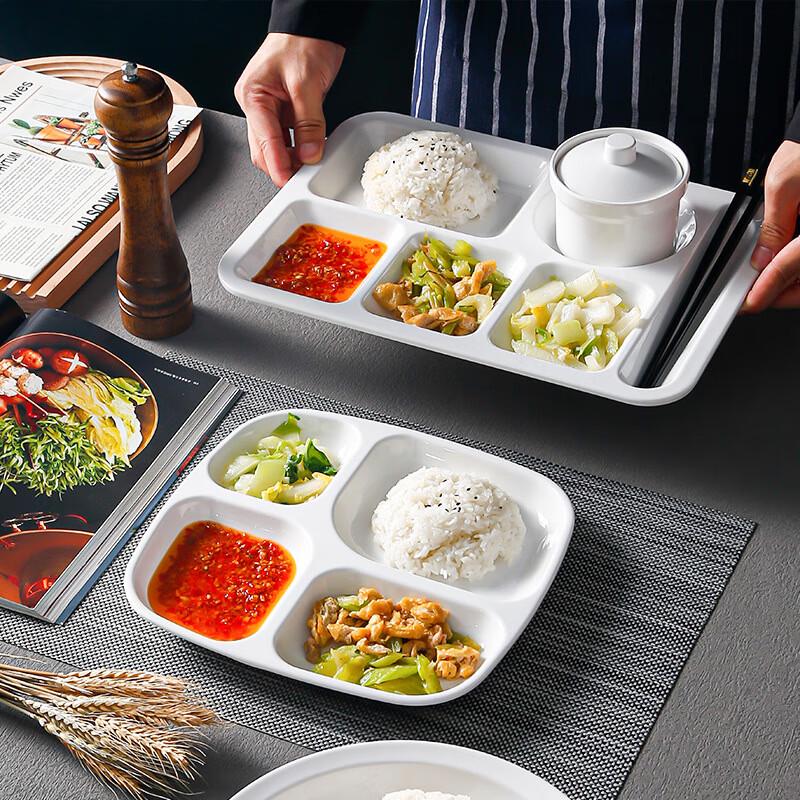 Melamine Divided School Canteen Tray