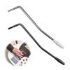 Tremolo Arm 5mm Screw Type Set of 2 for Stratocaster Electric Guitar Metal Single Swing Guitar Crank Handle Electric Guitar Tremolo Arm Bar Guitars