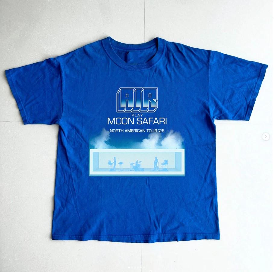 Air Band North American 2025 Moon Safari T Shirt Full Size S5XL Unisex T-Shirt