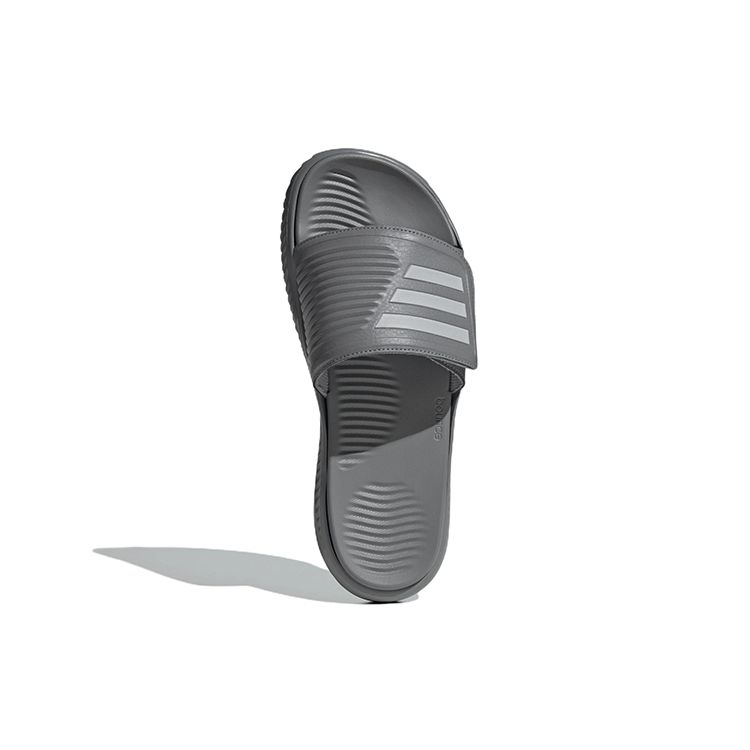 adidas Alphabounce Slide 2.0 Дышащая Резиновая Подошва Нескользящие Шлепанцы-Слайдеры Унисекс Сандалии Серый GY9419