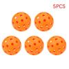 5Pcs Durable Outdoor Pickleball Balls 40 Holes Training Pickleball Accessories