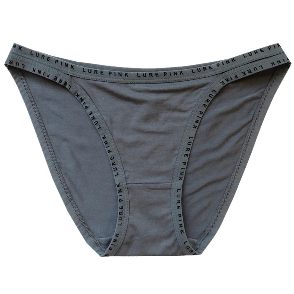 Женские простые буквенные тонкие сексуальные модальные трусики с низкой посадкой, дышащие антибактериальные трусики