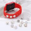 Wristbelt Charms Ring Nails For Apple Watch Band Strap Decorative Ring Nails Watch Band Ornament