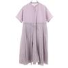 Ray Beams Short Sleeve Pleated One Piece Lavender Women Used
