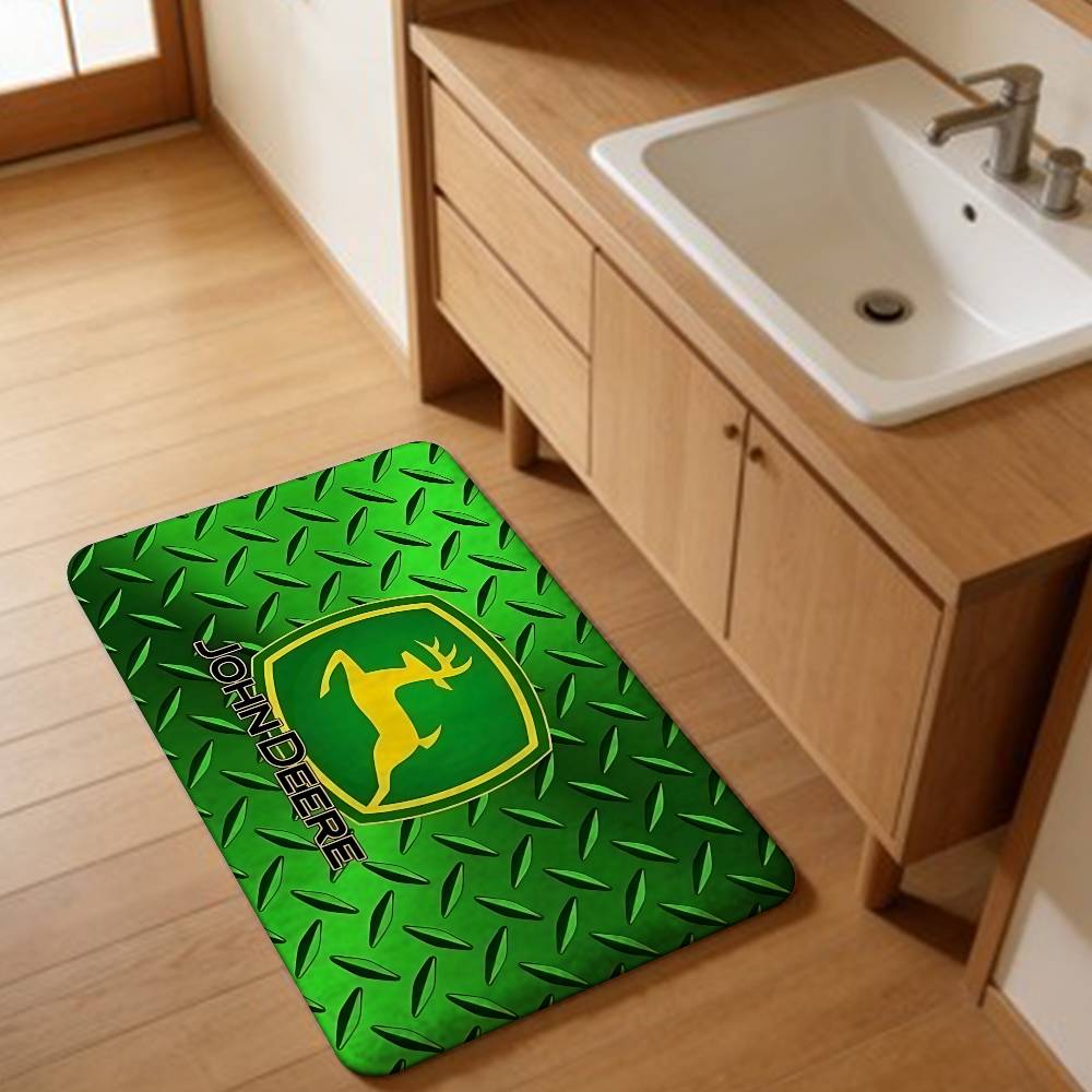 Classic Logo J-John D-Deere Kitchen Mat Kids Room Bedroom Decoration Balcony Anti-Slip Doormat Living Room Alfombra