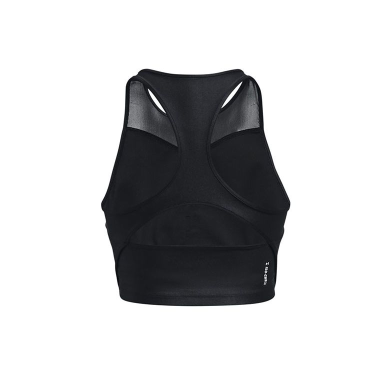 Under Armour Iso-Chill Crop Training Tank Top женские топы черные 1361151-001