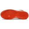 Air Jordan 1 Mid SE GS Electro Orange Kids Sneakers Black White DM4228-800
