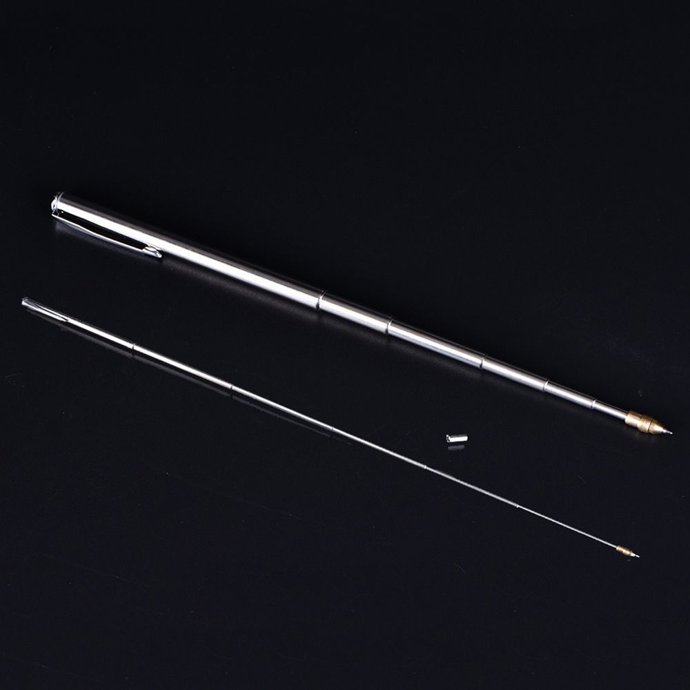 Teacher Stainless Steel Telescopic Pointer Pen Telescopic Magic Ballpoint Pen Instrument Baton