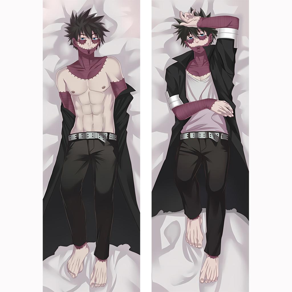 Наволочка с украшением в стиле аниме «My Hero Academia Dabi Dakimakura», двусторонняя наволочка с 3D принтом, обнимающая подушка для тела, Otaku Waifu