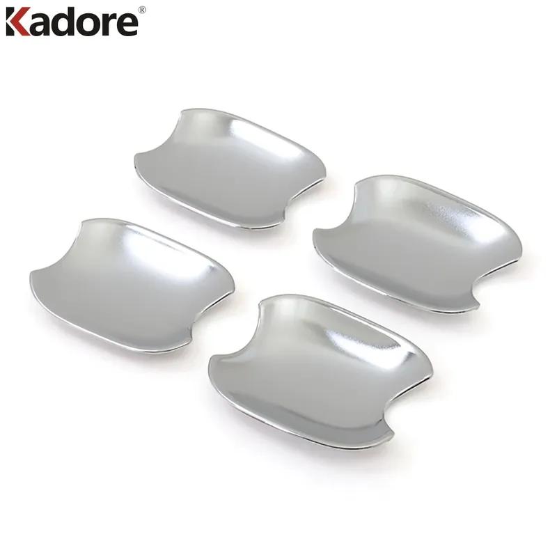 Side Door Handle Bowl Cover Trim For Volvo XC60 XC 60 2018 Chrome Car Exterior Door Handles Cup Overlay Accessories